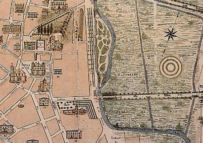 Mappa da capital da provncia de So Paulo, 1877, verso original